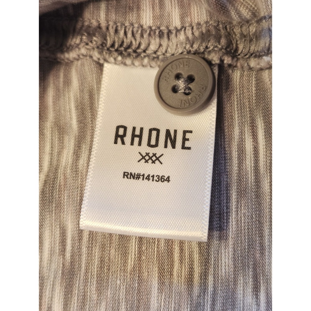Rhone Long Sleeve Henley Mens Size XXL Marled Gray - Picture 8 of 10